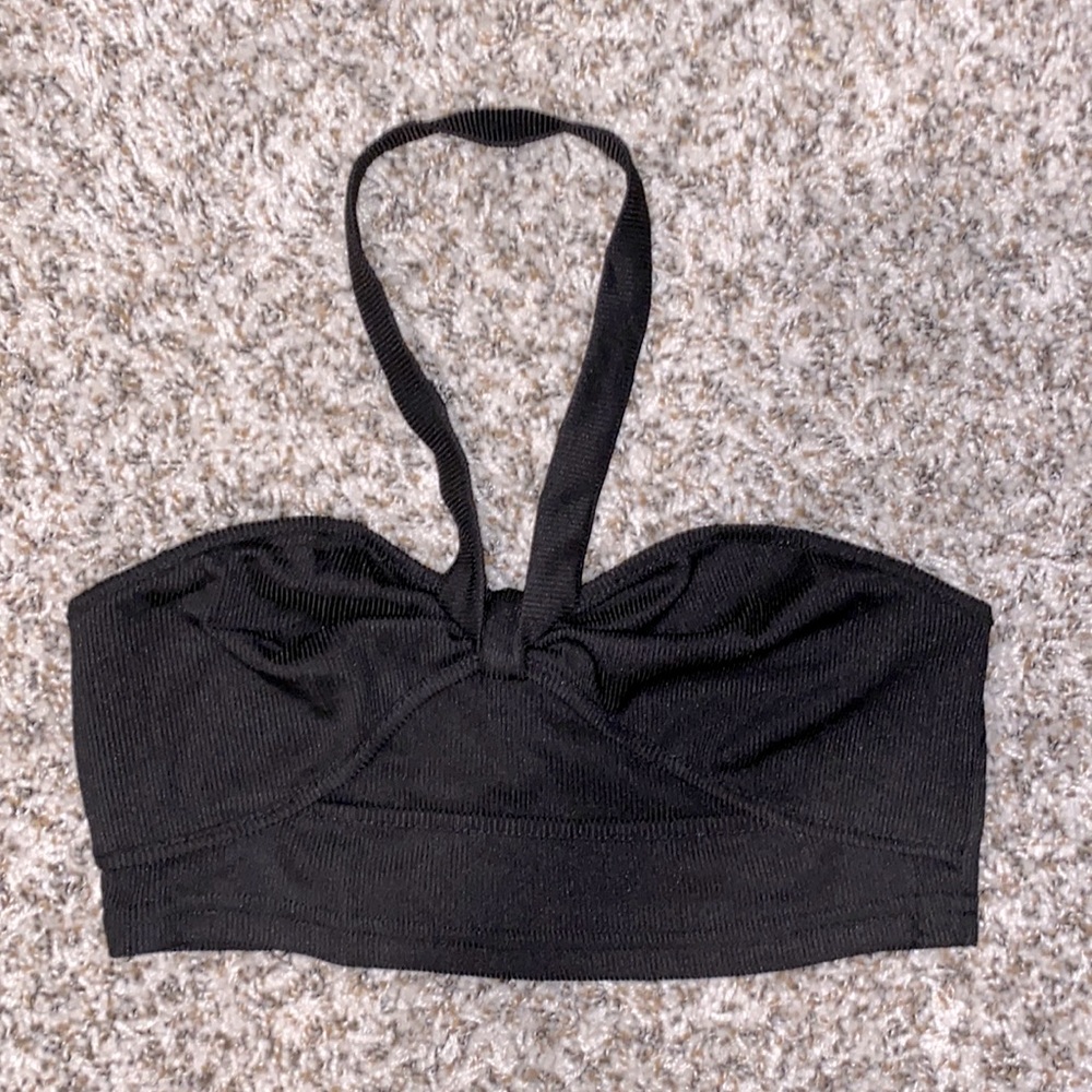 SHEIN black cut out crop top size small size 4